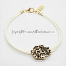 2013 Hamsa Hand Armband mit weißem Draht